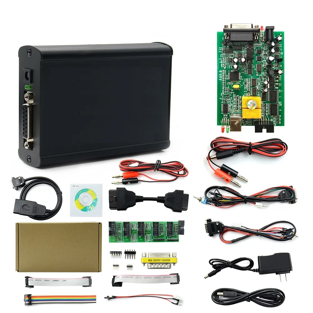 BDM Рамка V2.53 V5.017 ECU Программатор с пластиковой коробкой V7.020 4 светодиодный EU Online