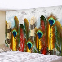 feather background printed tapestry home decor beach cover sheets tapestry tapestry rug yoga picnic beach towel blanket