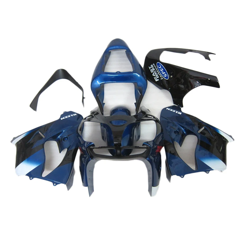 

Superior Beautiful Injection Fairings kits For Kawasaki Ninja ZX9R 2002 2003 Blue Black Motorcycle fairing ninja zx9r 02 03 SD29