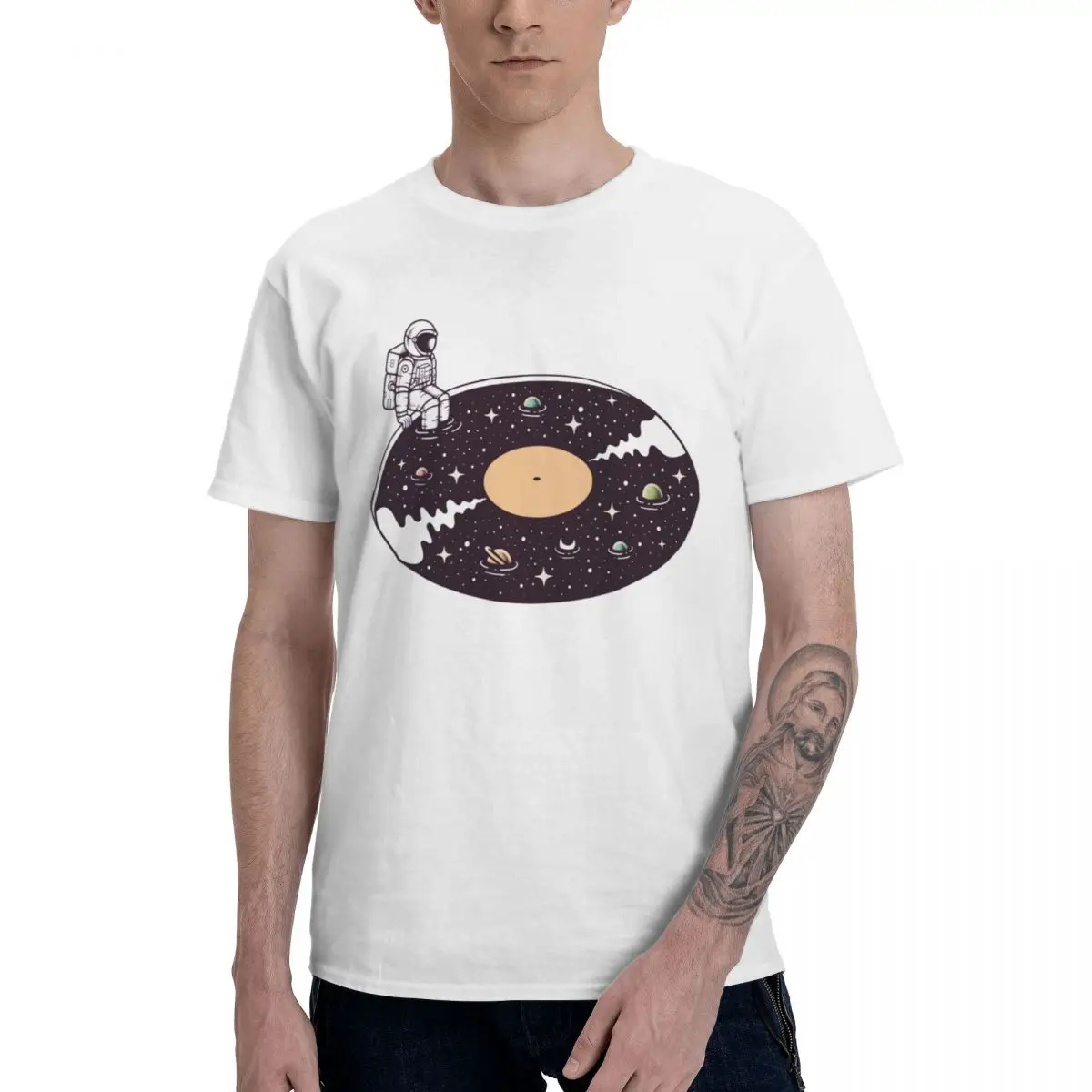 

Cosmic Sound T-Shirts Pure Cotton Crewneck Male T Shirts Short Long Sleeve Plus Size Gift Tees Clothes EU Size
