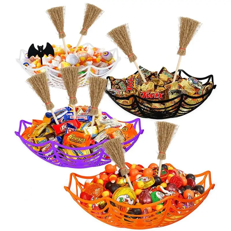 12 шт. метла ведьмы на Хэллоуин украшение для костюма игрушка мини из соломы торта