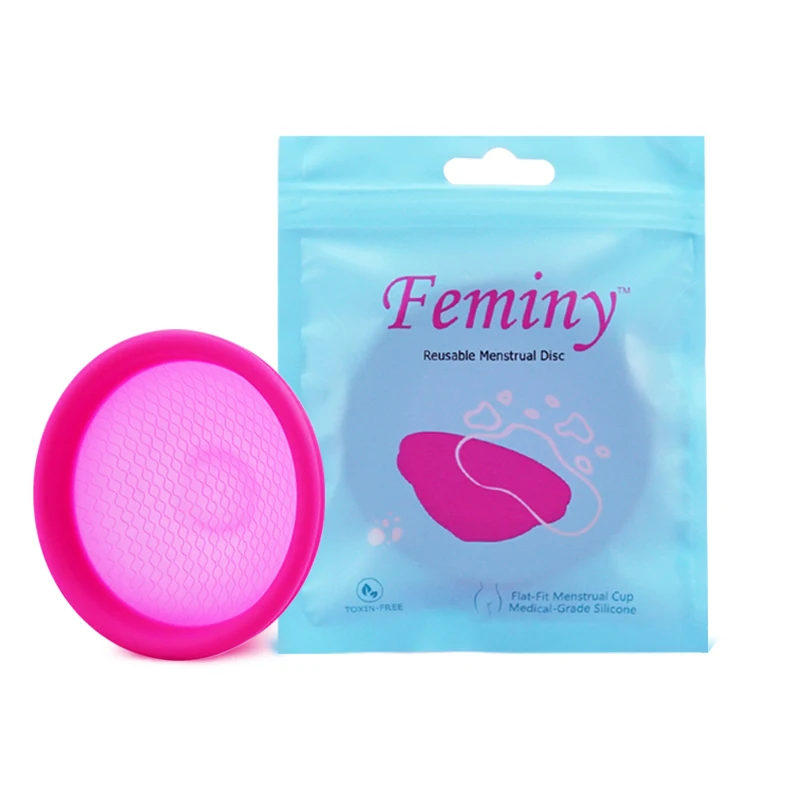 Женские Медицинские силиконовые менструальные диски многоразовые