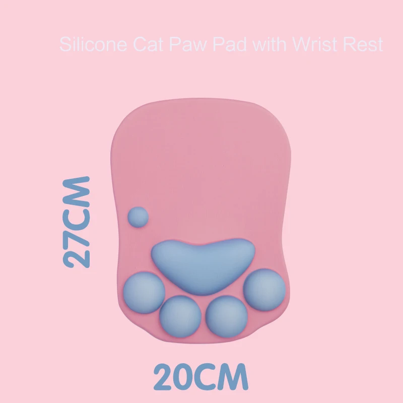 

Memory Foam Silicon Mousepad Wrist Rest 3D Bow Mouse Pad Cushions for Laptop Computer