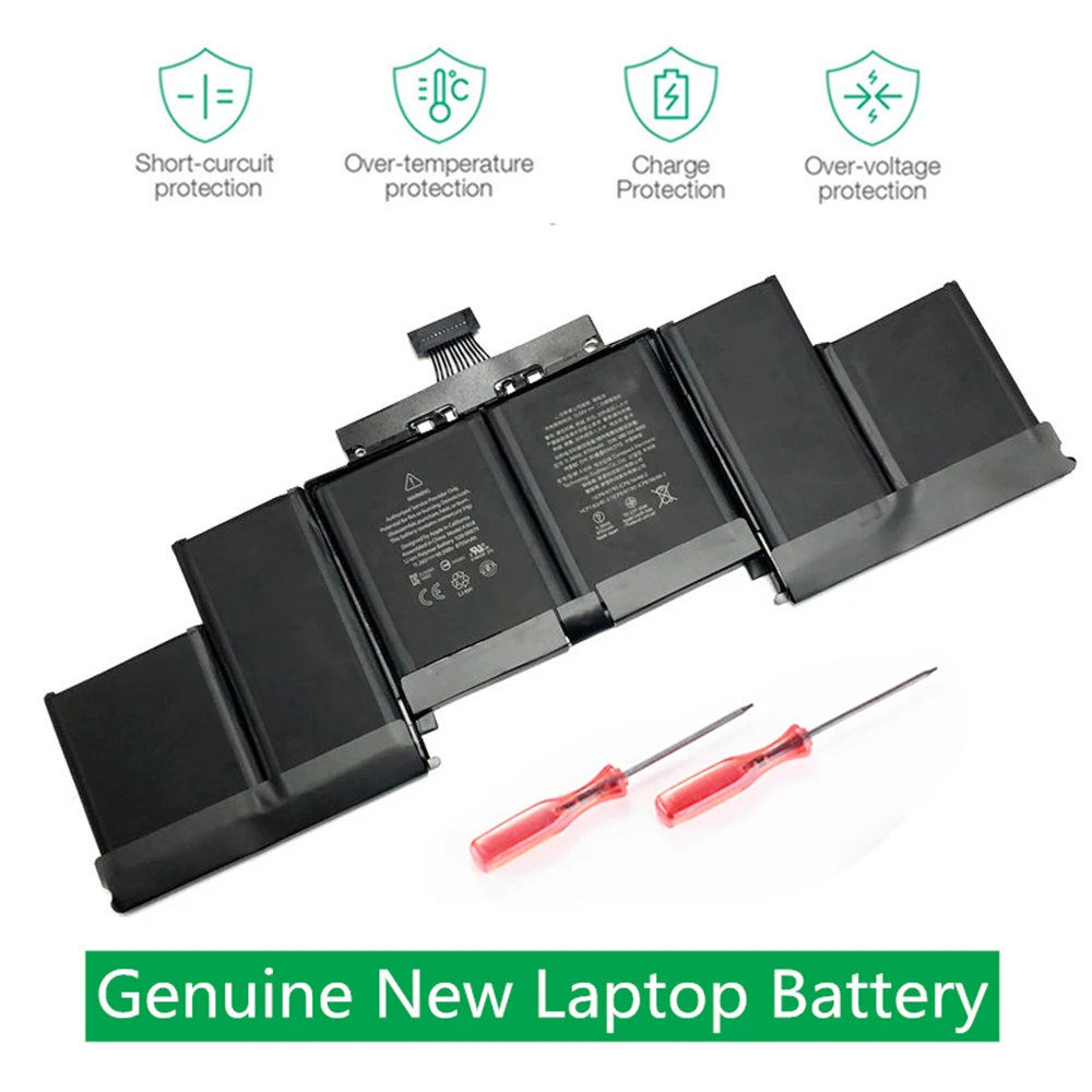 Новый аккумулятор A1618 для ноутбука Apple Macbook Pro Retina 15 дюймов 4 дюйма A1398 2015 года MJLQ2LL/A