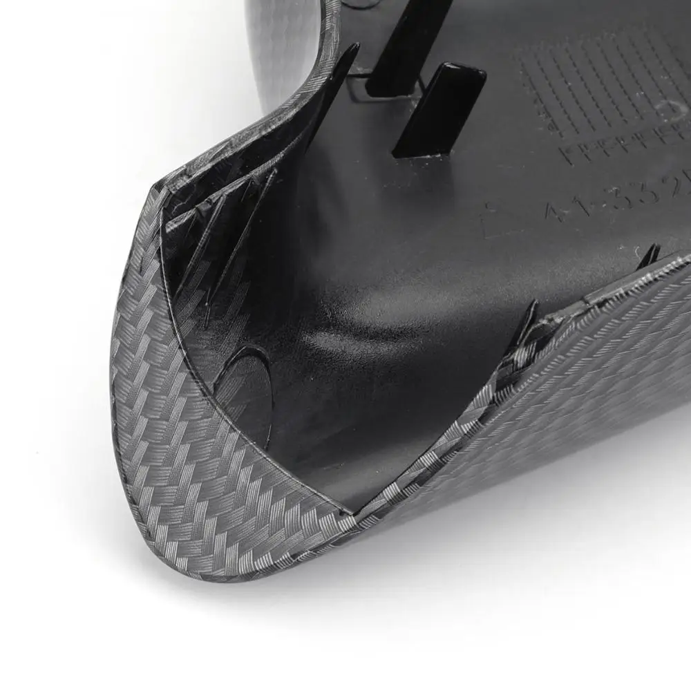 Artudatech Black Carbon Side Mirror Cover Cap for BMW E46 E65 E66 745i 750i 51167074236 51167074235 | Автомобили и мотоциклы