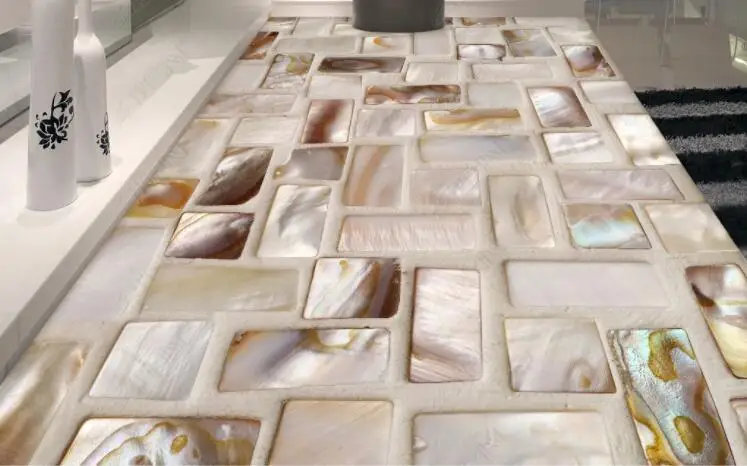 BEIBEHANG Custom wallpaper floor stickers colorful shell inlay art home decor room bathroom background 3d murals | Обустройство дома