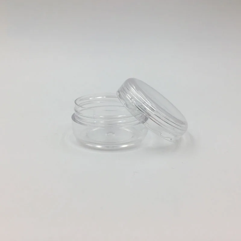 Бесплатная доставка 100 + 2шт 3 г прозрачные горшки с прозрачными крышками мини