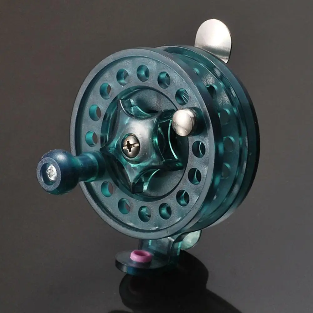 Мини ледовая Рыболовная катушка правостороннее Передаточное отношение 1:1