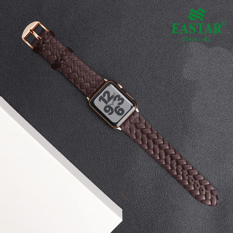 

Ремешок из искусственной кожи для Apple Watch 6 SE 5 4 38 мм 40 мм 41 мм 45 мм, коричневый браслет для iwatch 7 44 мм 42 мм