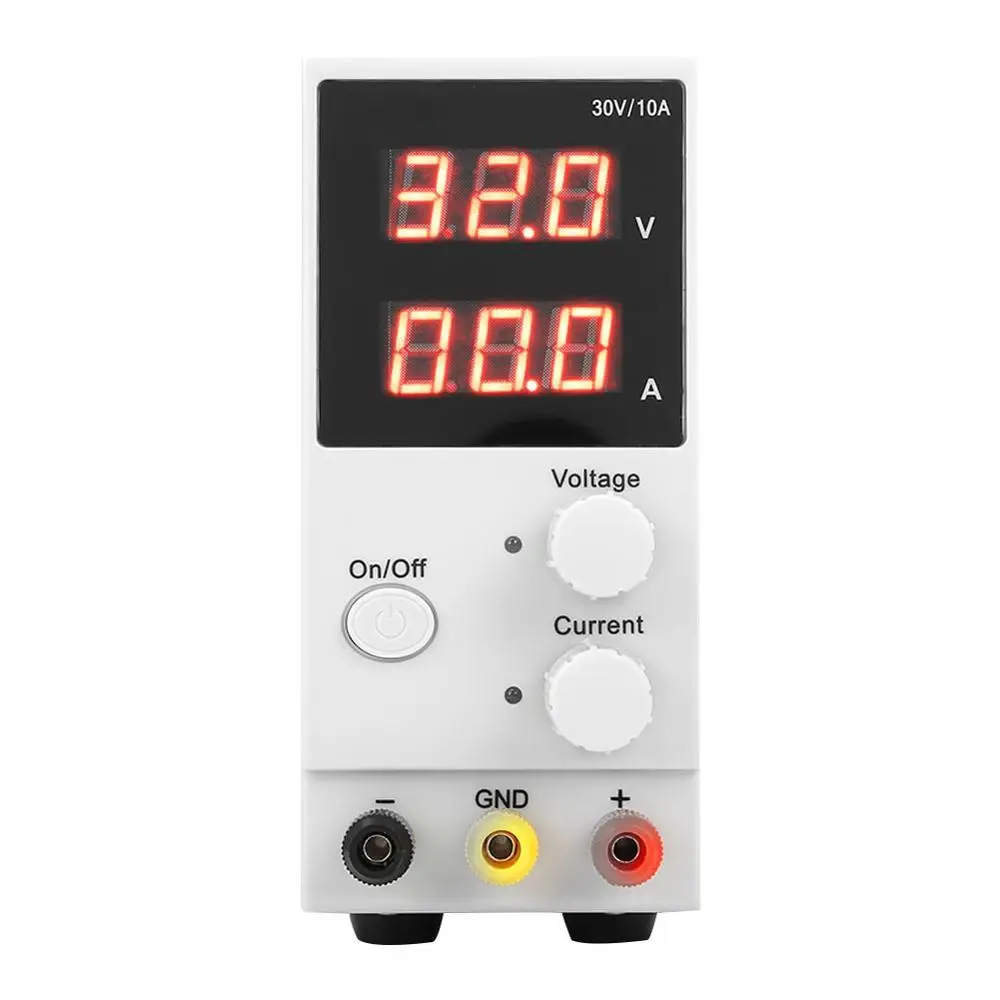 DC Питание Регулируемый для детей на возраст от 0 до 30V 10A мини лаборатория