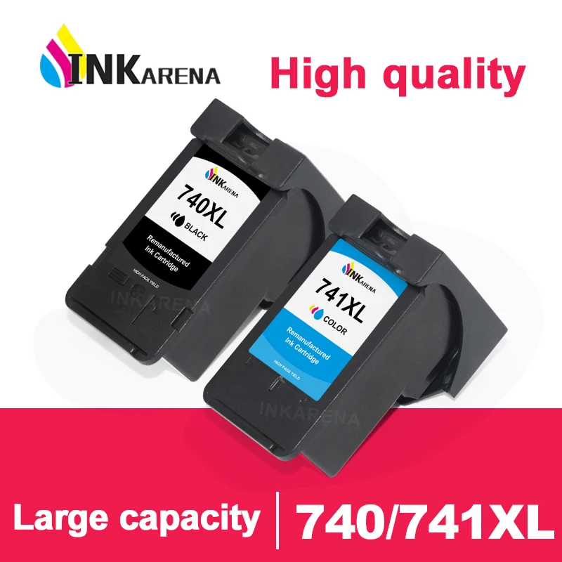 

INKARENA PG-740XL PG-740 PG740 PG 740 CL-741XL CL-741 CL741 CL 741 Remanufactured Ink Cartridge for Canon PIXMA MG 2170 Printer