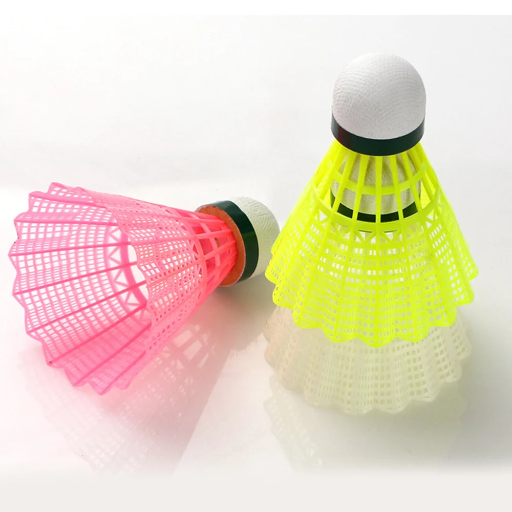 

6pcs Nylon Badminton Practical Shuttlecocks Sports Supplies Exercise Accessories for Indoor Outdoor Playing School Activ