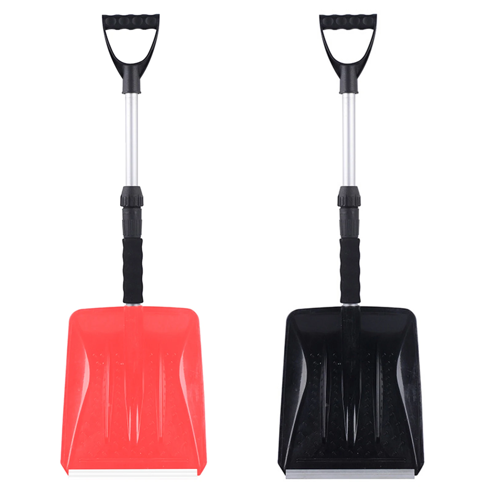 Выдвижная уличная лопата для снега телескопическая ручка портативная Снежная из