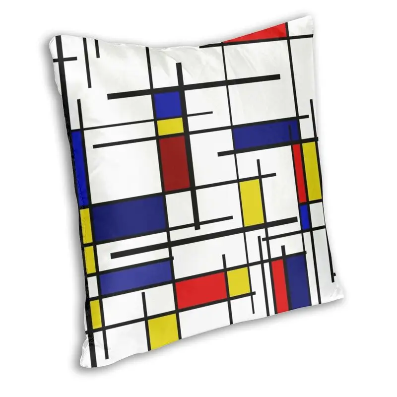 Скандинавский минималистичный чехол для подушки в стиле мондриан домашний