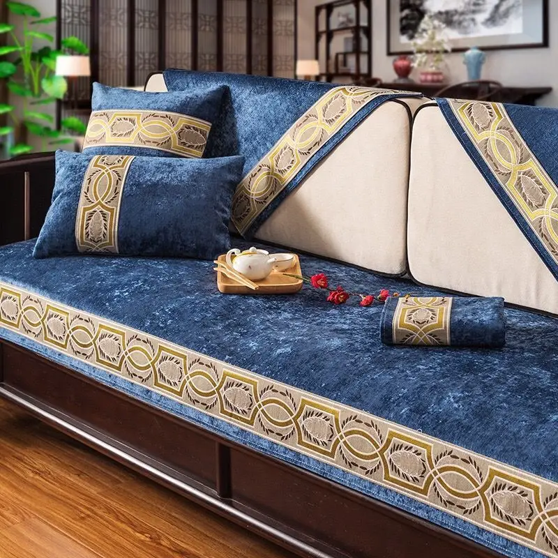 hot sale discount high end sofa cover fashionable light luxury nordic style general non slip leather sofa cover cover towel free global shipping