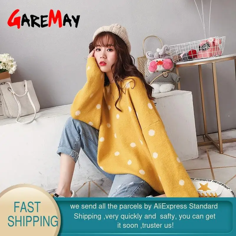 Осенний и зимний свитер женский свободный корейский вариант нового пуловера с