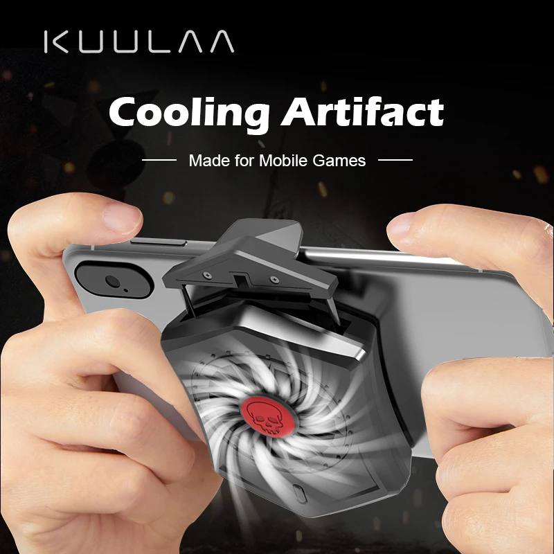 KUULAA Phone Cooler Cooling Fan Mobile Radiator For iPhone Samsung Xiaomi Portable IOS Android Game | Мобильные телефоны и