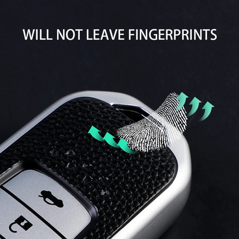 Чехол для автомобильного ключа из ТПУ и кожи с 2/3/4 кнопками Honda 2017 2018 19CRV Pilot Accord Civic