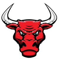 car sticker bull head red color animal funny colorful automobiles motorcycles exterior accessories pvc decals