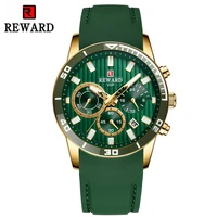 new fashion men green dial watches calendar display top brand luxury military quartz sport wrist watch male clock relogio gifts