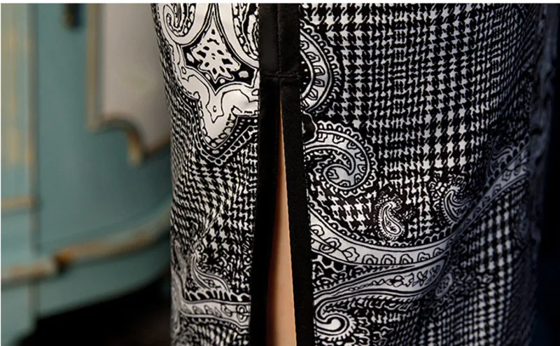 Sheng Coco Vestido Cheongsam сексуальные платья Mni черного цвета из Китая летний Улучшенный