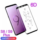 Закаленное стекло 6D для Samsung Galaxy S9 Plus, S8 Plus, Защитная пленка для экрана Samsung S8, S9 Plus