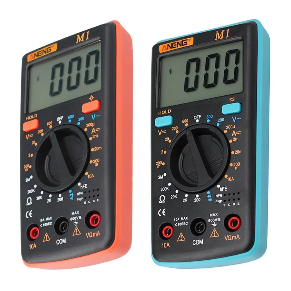 Цифровой мультиметр ANENG измеритель напряжения сопротивления частоты и емкости с