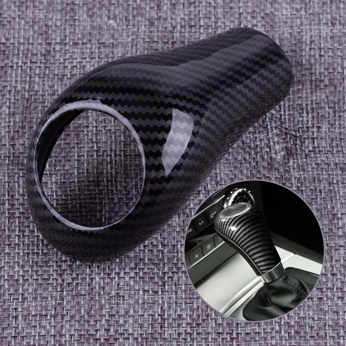 Текстурная ручка переключения передач из углеродного волокна DWCX крышка головки