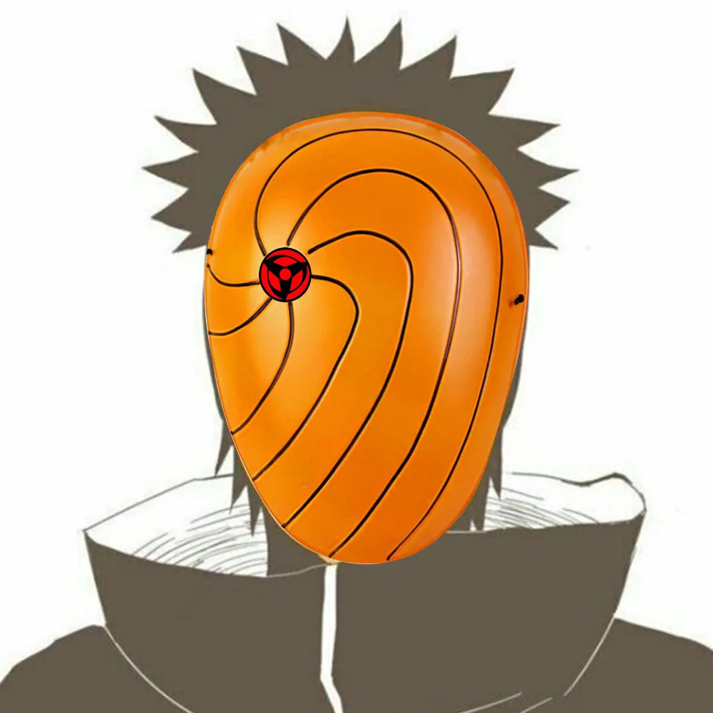 Смешные аниме Uchiha Obito Tobi лицо рот женщины мужчины косплей маски маскарадный мяч