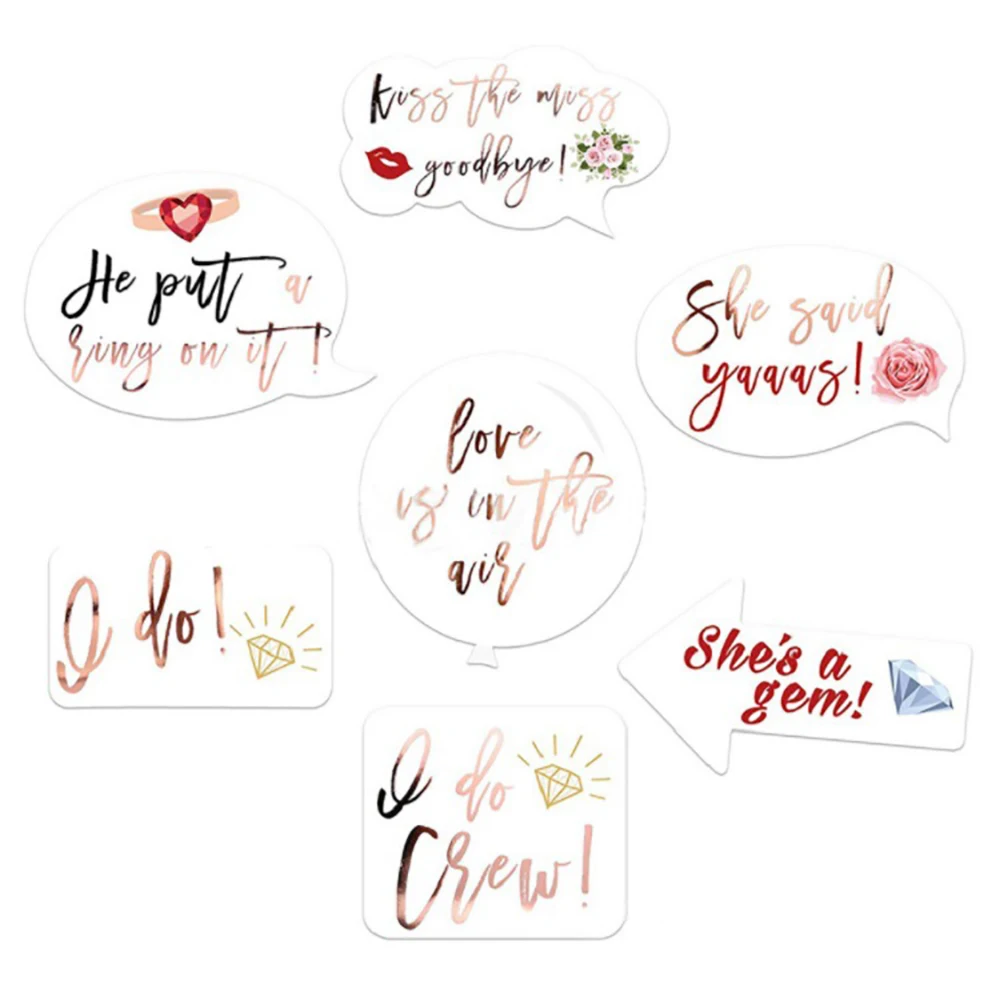 

23pcs Wedding Decoration Photobooth Decoration Table Vintage Bachelorette Party Supply Gender Reveal Party Accessories