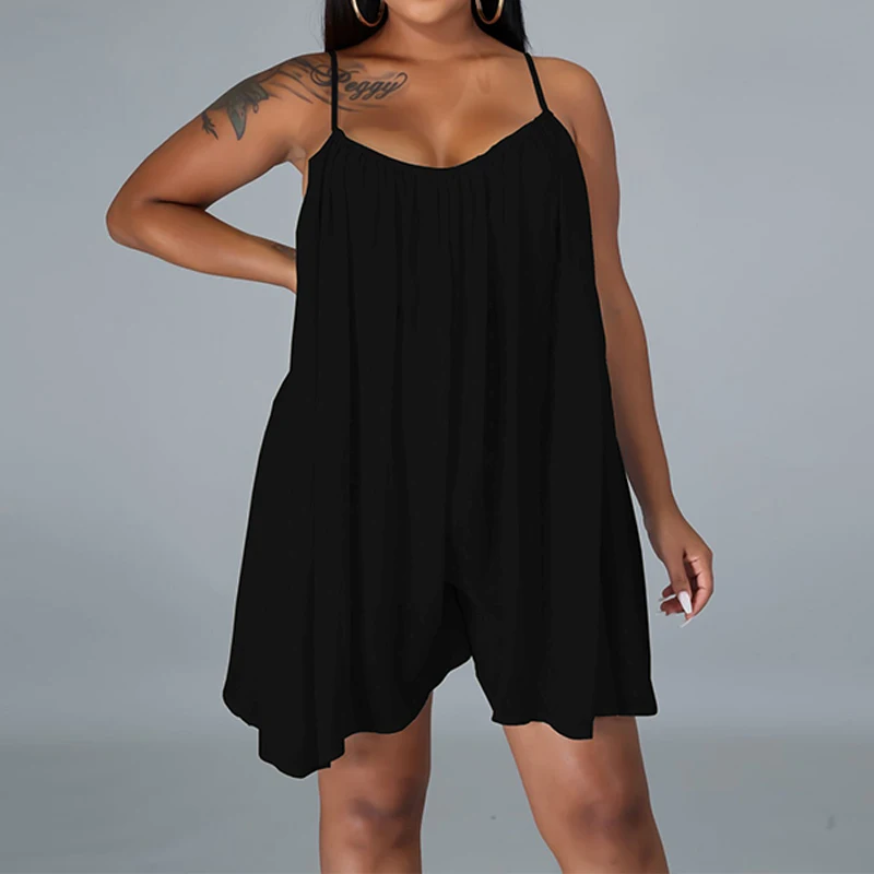 

Sexy Woman Sling Jumpsuit Elegant Ladies Summer Sleeveless Playsuit Beach One Piece Romper Overall For Women Clothes