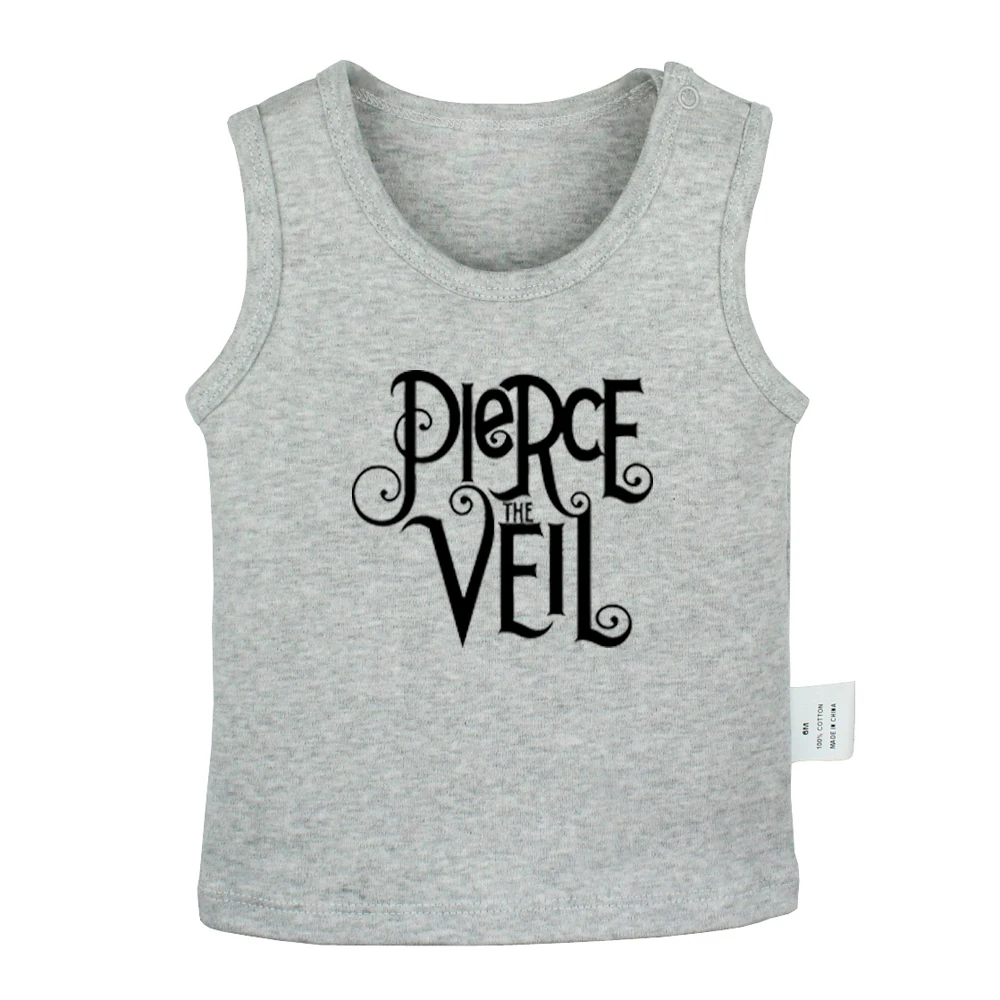 Black Veil Brides Crew BVB Fall Out Boy FOB Rock Band Newborn Baby Tank Tops Toddler Vest Sleeveless Infant Cotton Clothes | Футболки для