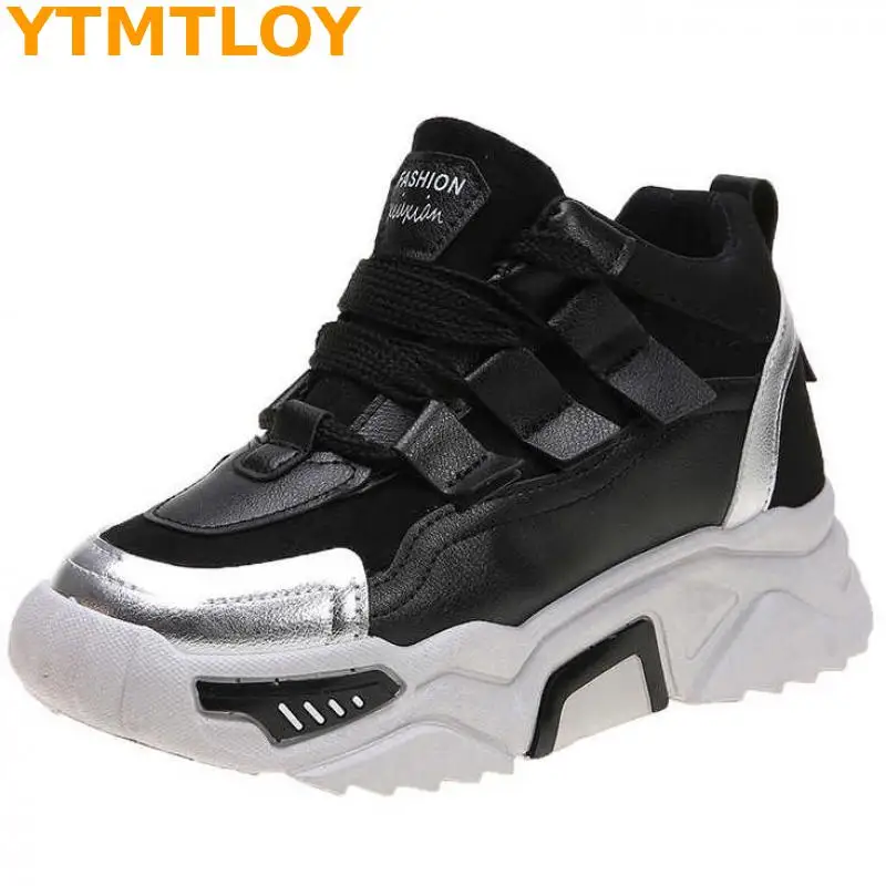 2020 женская обувь Весенняя повседневная с толстыми подошвами Модная на высоком