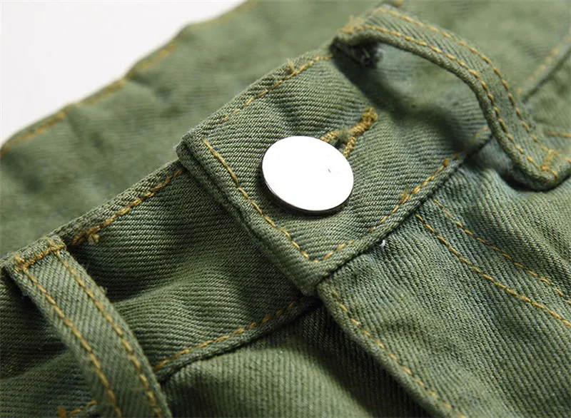 Рваные джинсы для мужчин прямые брюки в стиле хип-хоп повседневные штаны из