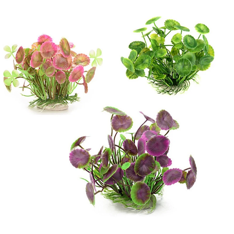 

Имитация пластиковых водных растений Аквариум Ландшафтный аквариум аксессуары Орнамент декоративные изделия 1 шт