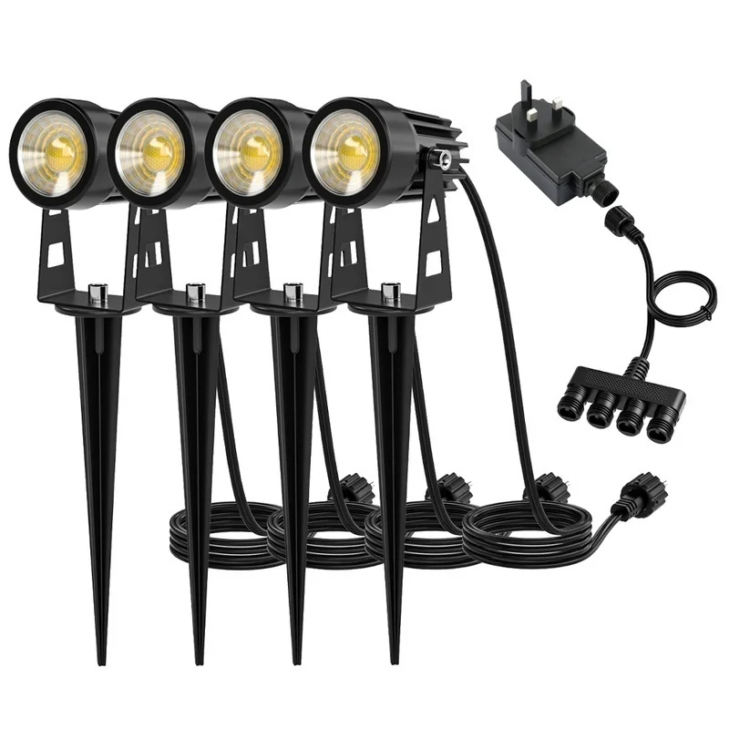 Водонепроницаемые светодиодные уличные светильники COB для ландшафта сада стен