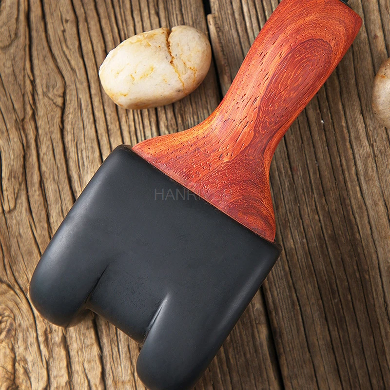 Каменная игла массажер каши Электротермический шейный уход за шеей углубление