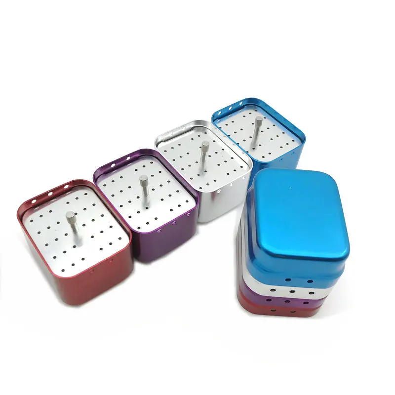 30 отверстий Держатель зубных боров стенд автоклавная дезинфекционная коробка