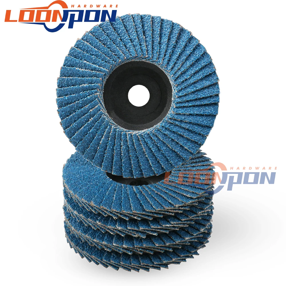 

75mm Flap Discs Sanding Discs 80Grit Grinding Wheels Blades for Angle Grinder 3Inch 10Pcs