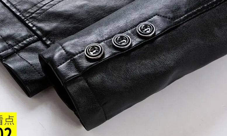 

2020 Autumn new Faux leather jacket youth business casual suit Pu jacket men Plus size 6XL leather Blazer jacket Outerwear w1150