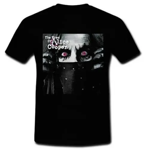 Футболка с надписью THE EYE OF ALICE COOPER размеры S M L XL 2XL 2019|Мужские футболки| |
