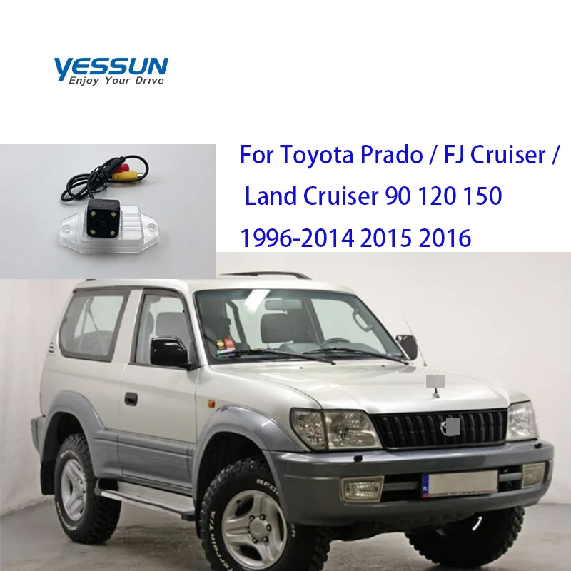 Светодиодная камера заднего вида для prado 150 Toyota FJ Cruiser Land 90 120 1996 2014 2015 2016 120|Камеры