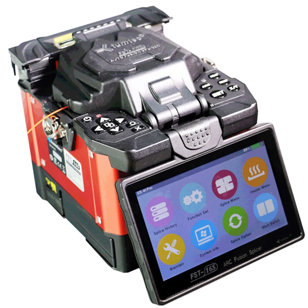 

Tumtec FST-16s 500x magnification FTTx fiber optical welder optic fusion splicer