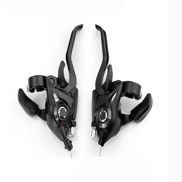 

5 PCS Mountain Bike Finger Dial/bicycle One-piece Finger Dial Brake Lever/EF51-7/8 Speed/21/24 Bicycle Transmission Accessories