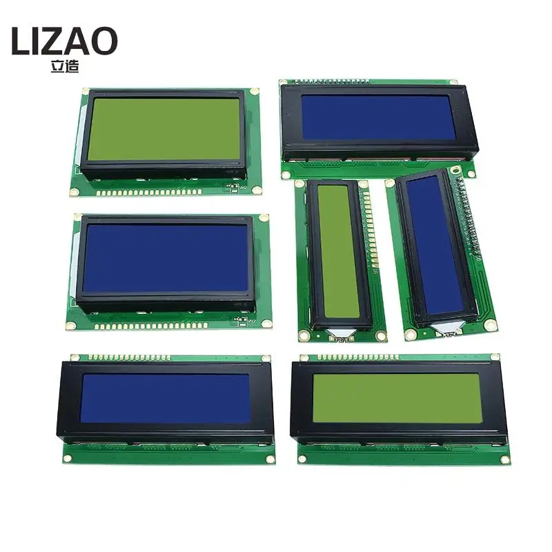 Модуль ЖК-дисплея 1602 LCD 2004 12864 Синий Зеленый экран 16x2 20X4 символьный модуль HD44780