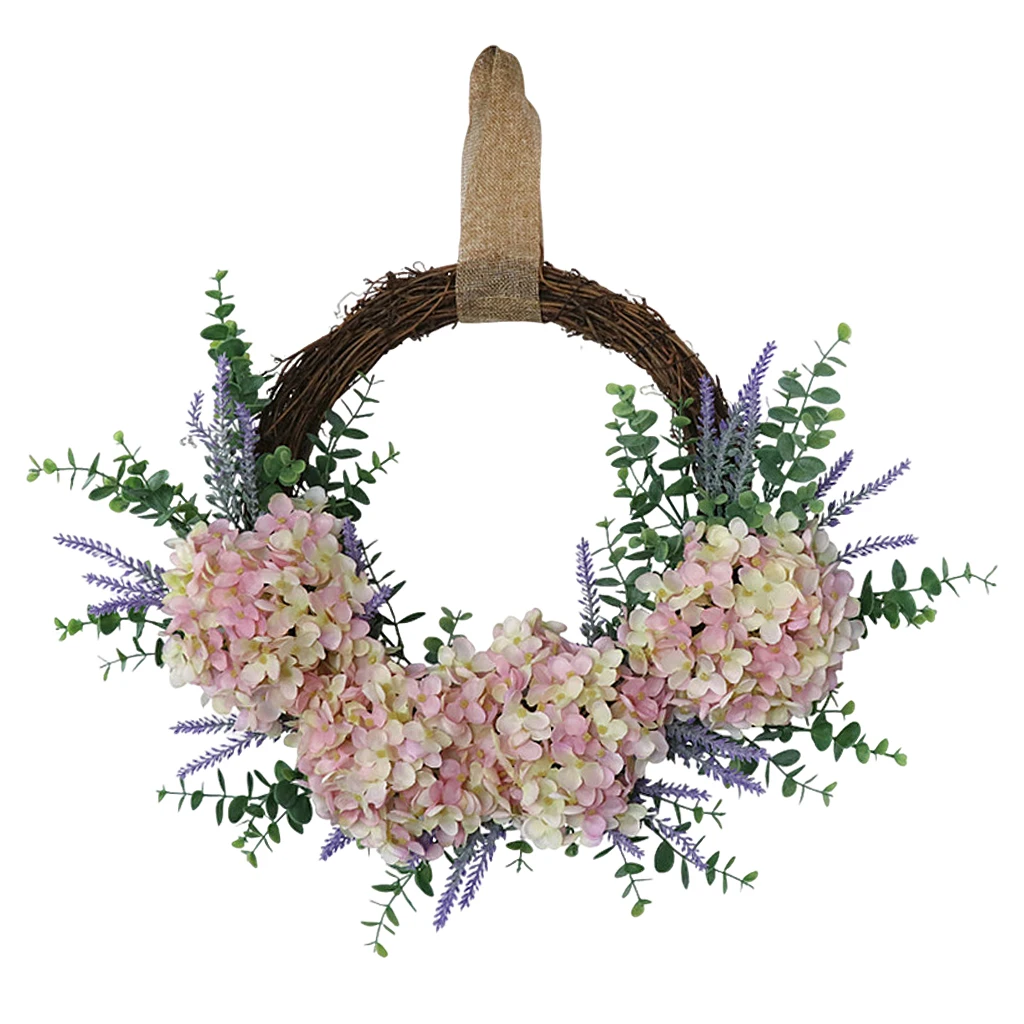 

Artificial Eucalyptus Wreath Half Flower Garland for Front Door ing Wall Decor Festival Party Ornament Wedding Decoration
