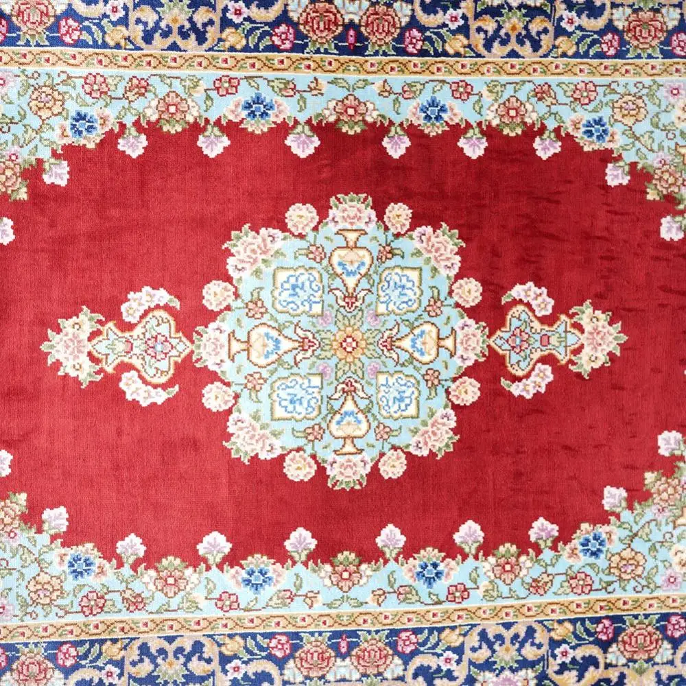 2 'x 3' классический турецкий Шелковый ковер ручной работы (ZQG374A)|Коврик| |