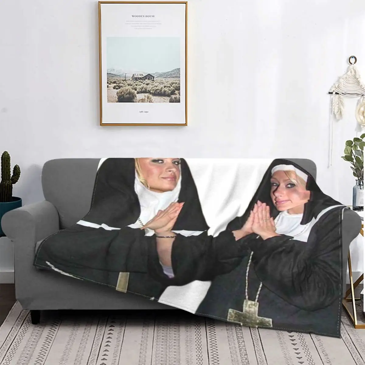 

Manta a cuadros de Saint Paris, cobertor para cama, toalla de playa, manta Kawaii для детей