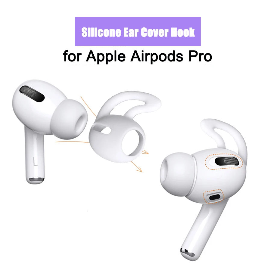 Силиконовый чехол для наушников Airpods Pro функция &quotантипотеря наушник ушной