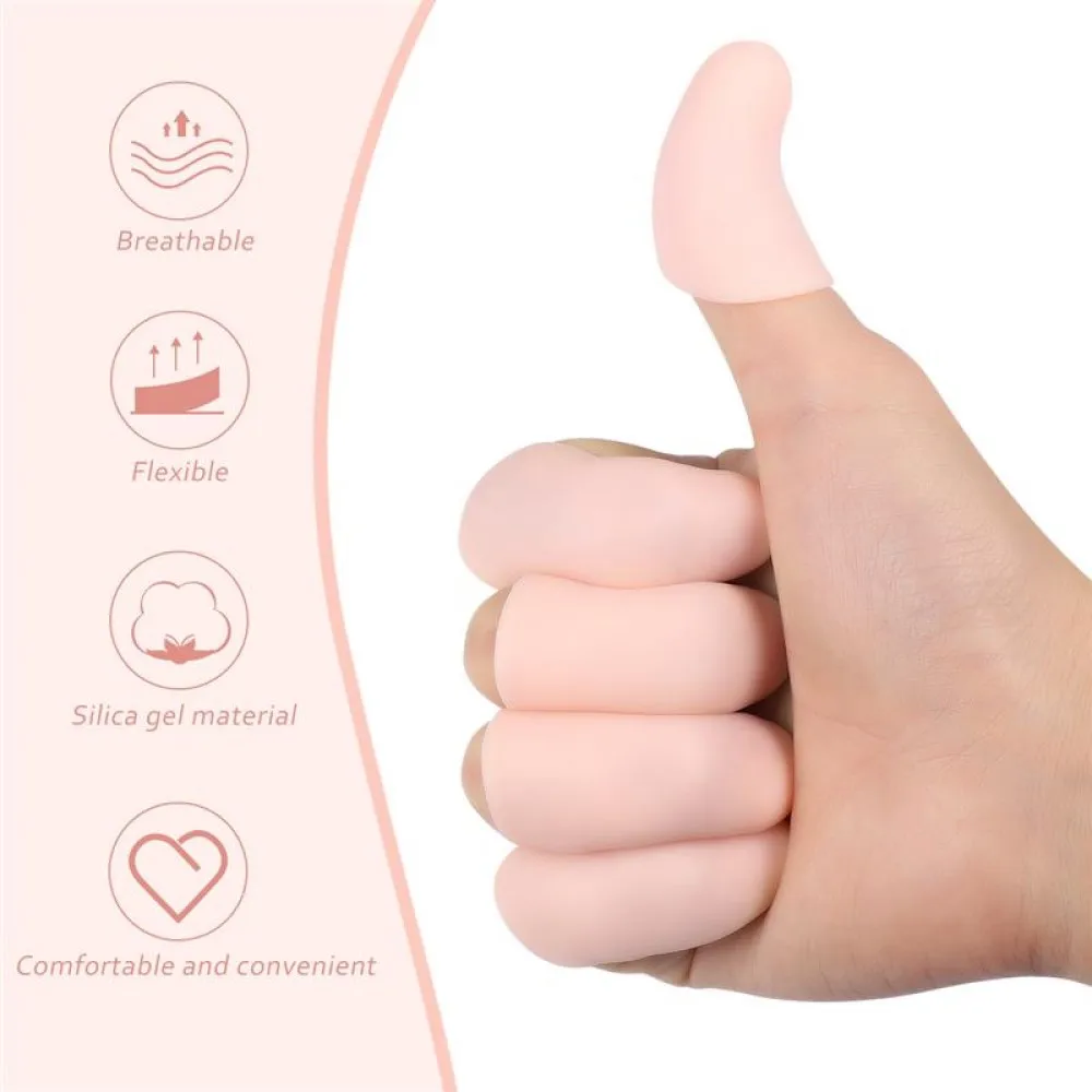 Гелевые пальчиковые кроватки крышка для пальцев силиконовые защитные пленки (5